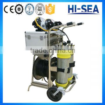 Long Tube Movable Trolley Type Air Breathing Respirator with 2pcs 6.8L Carbon Fiber Cylinders