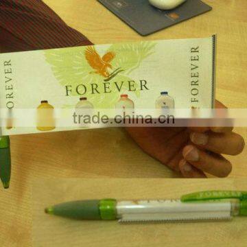 Click Banner pen,scroll ball pen,flag pen for promotion