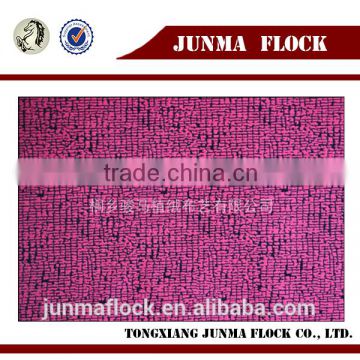 Modern Design Manufacturer China Flock on Flock Velvet sofa Upholstery Print African Fabric