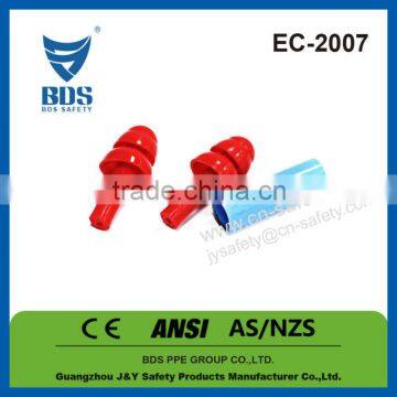 2015 Wholesale two layer industrial safety Ce ANSI hearing protection silicone earplug