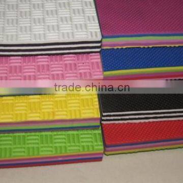 rubber foam shoe sole sheets /two sides with pattern