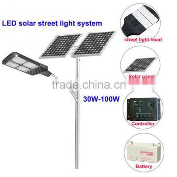 2016 New durable 5 Years Warranty IP65 Solar Power solar led street light price