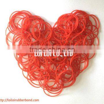 Red color Thin Rubber Band Small Band good use for Gloves and vegetable