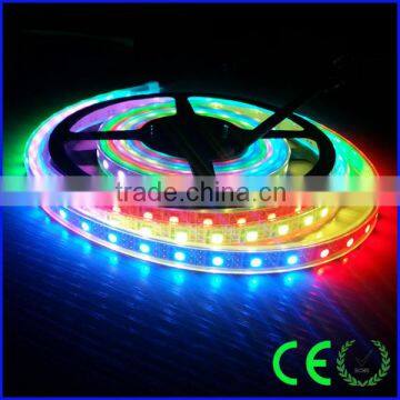 DC5V 60leds full color ws2812 flexible 2812 rgb led strip digital