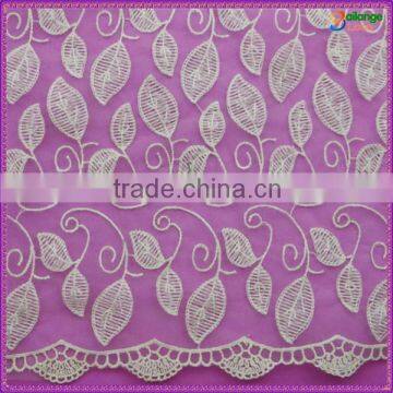 2015 new arrival leaf designer fabric for dress wholesale