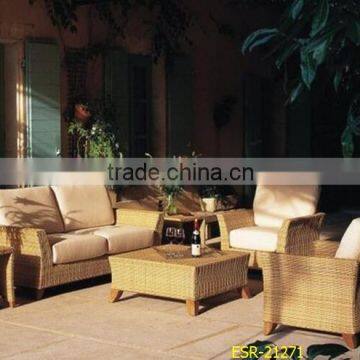 Furniture Sectional Sofa Set PE Wicker Rattan Couch