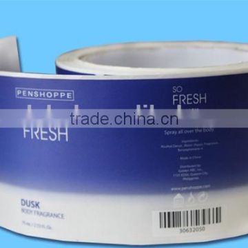 cosmetic paper adhesive roll sticker