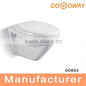 China Washdown wall hung toilet dimensions DOK03