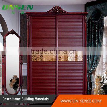 New 2016 product idea in color flush sliding door wardrobe latest products in market