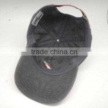 Vintage Pigment Washed Unstructured Baseball Cap Hat photo-4