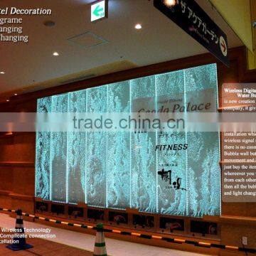 Program-able Water Bubble wall. Big hit