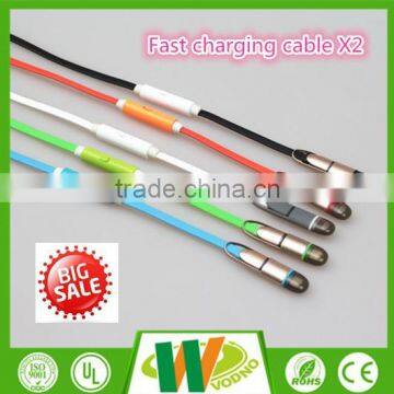 The fastest charging cable, double charging speed cable,2 A usb cable in the world