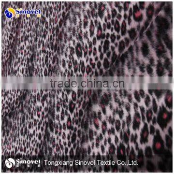 100% polyester velboa fabric pet products fabric for pet bed