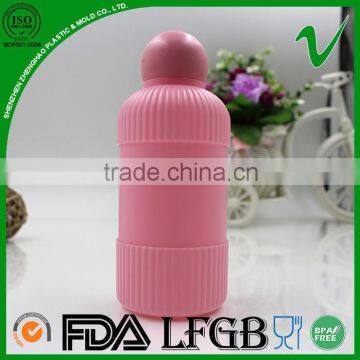 Disposable Cylinder 100ml Plastic Perfume Bottle With Oval Cap photo-3
