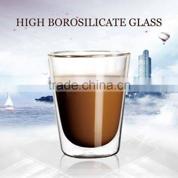 100ml blank mugs wholesale for borosilicate double wall