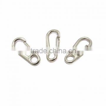 Silver Metal Snap Hook And Eye KeyChain Hook