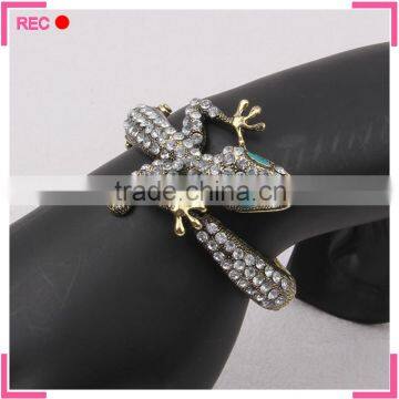 New Design Bangles Exaggerated, Lizard Shaped Crystal Bangles Wholesale photo-4