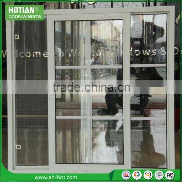 American Style UPVC Window Fashion Grill Window PVC Windows with Grill Cheap Price