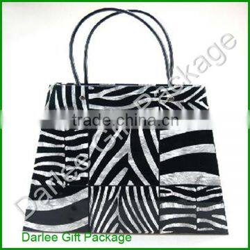 decorative paper shopping bag/packaging paper shopping bag / wholesale luxury paper shopping bag