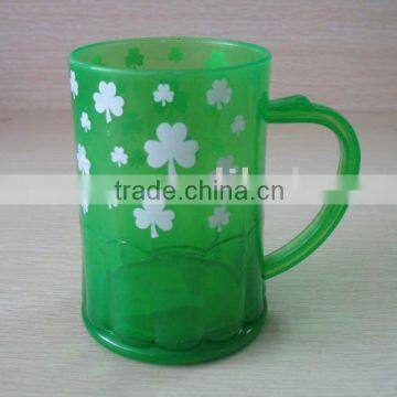 400ML Plastic Beer Mug for St.Patrick's Day