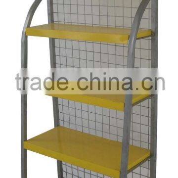 Metal gas station wire shelf lubricating oil display rack