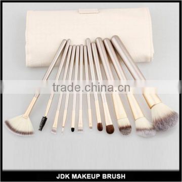 12pcs 18pcs or 24 pcs professional makeup brush set beauty champagne color makeup brush set with bag