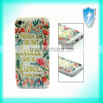 2015 Wholesales For Iphone 6 plus 5.5 Phone TPU Case Flower Printing Made In China