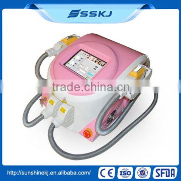 CE TUV 3000w imported lamp portable elight shr hair removal crystal pads