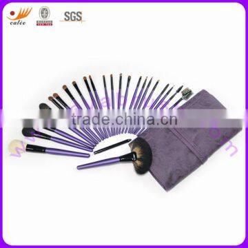 24pcs Makeup/Cosmetic Brush Set with Wooden Handle