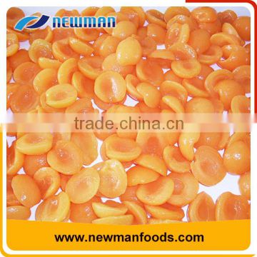 Good quality sweet syrup canned apricot halves in tin