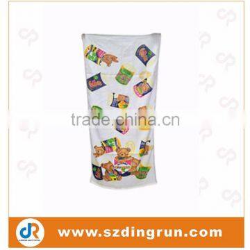 100% cotton bear printed tea towel with competitive price