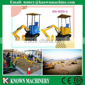 new design 60-360 mini toy excavator coin operated amusement excavator