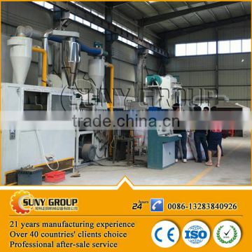 Germany technology Aluminum panel recycling machine for aluminum and plastic