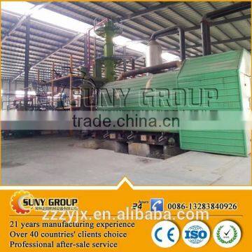 16mm thickness reactor waste tyre recycling to oil machine