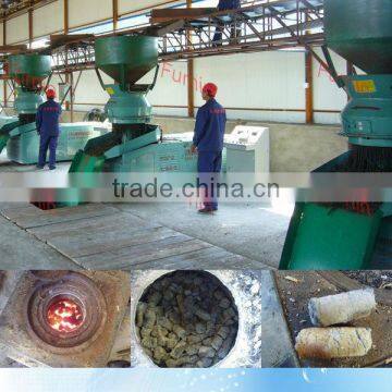 Machine to make wood briquettes