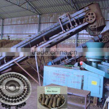 Wood briquette press machine,big briquette biofuel machine