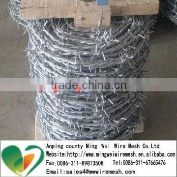 Factory outlets custom used double-twist barbed wire screwed