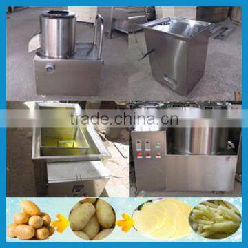 professional semi automatic frozen potato sticks manufacturing machines/frozen french fries/potato chips production line