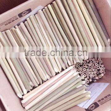 WY-192 High quality diameter 10-14mm long natural clean decorative bamboo drinking straws sale