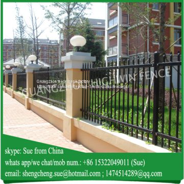 Iron tubular Garden used Fence Guangzhou company