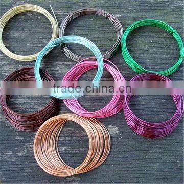 colored anodized aluminum wire/fil aluminium