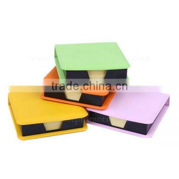 Color Leather Box With Calendar Sticky Custom Memo Pad photo-2