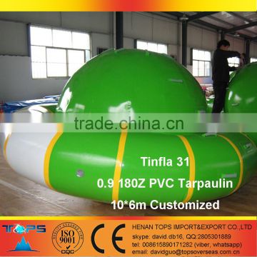 Inflatable Saturn Water Park Tinfla 31 in PVC Tarpaulin Materials Gyro Spinning Top