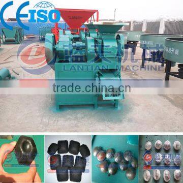 Four roller twice press semi coke briquette ball press machine