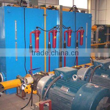 Slab continuous casting and rolling hydraulic system
