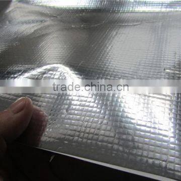 Aluminum Film Coated Fabric, Various Usage Aluminum Tarpaulin, Cheap Waterproofing Plastic Canvas photo-3
