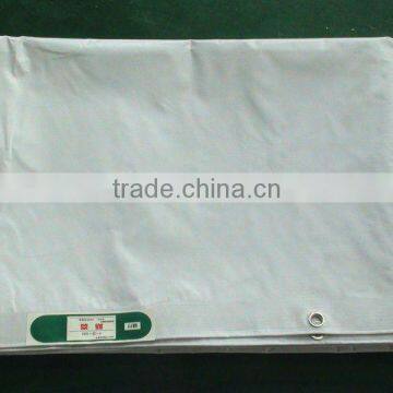 200D*300D/18*12 White Fireproof PVC Laminated Fabric For Japan Market