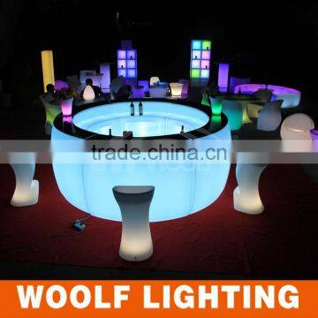 Waterproof Glowing PE KTV Wine Table Led Bar Counter photo-6