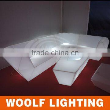 Modish Illuminated Decorative LED Casual Sofa for Tea House and Coffee Shop photo-4
