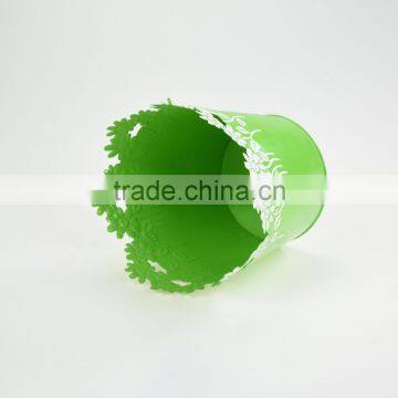 China Garden Products Cylindrical Galvanized Zinc Sunflower Vases photo-2